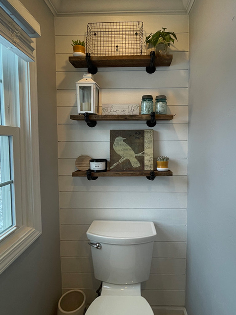 Bathroom remodel using shiplap canton massillon ohio area